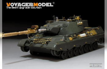 Фототравление Modern German Leopard1A5 MBT (Gun barrel ,smoke discharger atenna base include(For MENG TS-015)