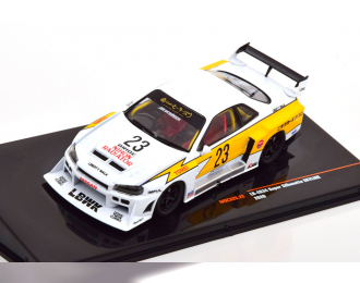 NISSAN LB-ER34 Super Silhouette Skyline No 23 (2020), white yellow