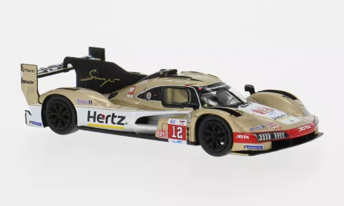 PORSCHE 963 9rd 4.6l Turbo V8 Team Hertz Jota №12 24h Le Mans (2024) Will Stevens - Norman Nato - Callum Ilott, White Gold