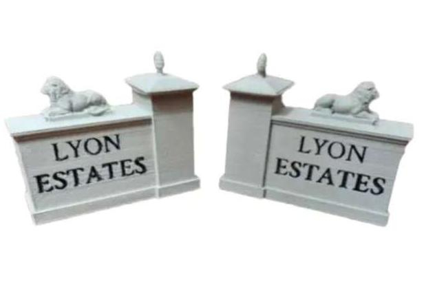 Назад в будущее: Въездные ворота в Поместья Лион / *Back to the Future* Lyon estates