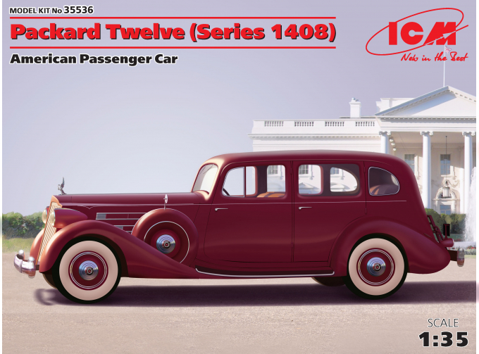 Сборная модель Packard Twelve (серии 1408), Американский пассажирский автомобиль