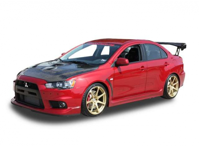 MITSUBISHI Lancer EVO X (2011), red metallic