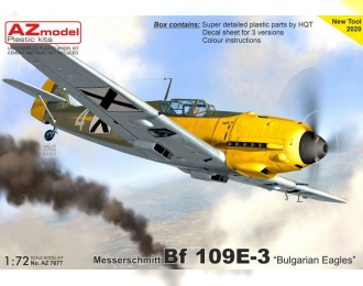 Сборная модель Bf 109E-3 Bulgarian Eagles