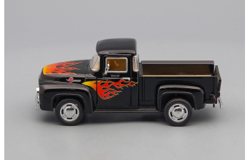 FORD F-100 Pickup Fire (1956), black