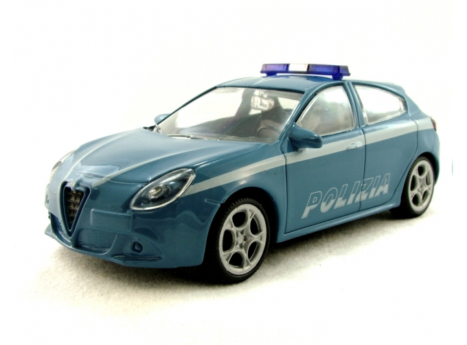 ALFA ROMEO Giulietta Polizia, серия Polizia 1:43, голубой