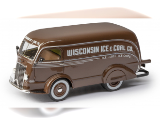 INTERNATIONAL D-300 Delivery Van Wisconsin Ice Co. 1938, brown