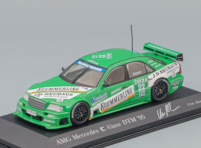 MERCEDES-BENZ C-CLASS AMG U. Alzen #22 DTM 1995, green