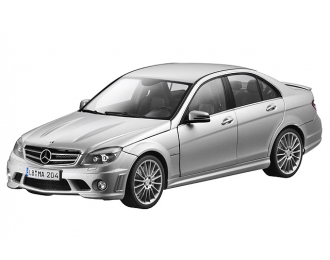 MERCEDES-BENZ C-Class Saloon C63 AMG W204 (2007), silver iridium