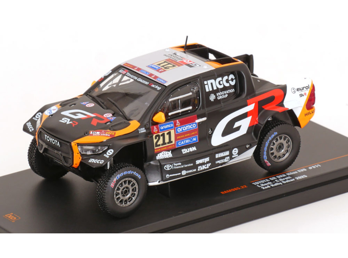 TOYOTA Hilux Gr Dkr Evo T1+ Team Gazoo Racing №211 Rally Dakar (2025) Henk Lategan - Brett Cummings, Black