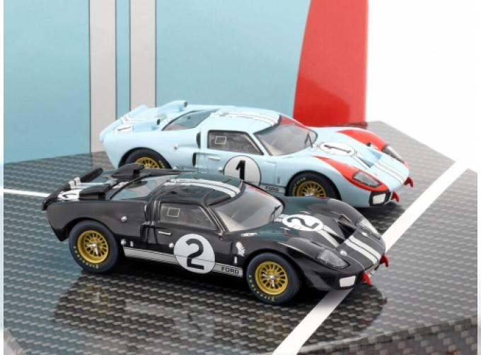 Набор из 2х Ford GT40 Mk II #1 и #2 победитель и 2ое место 24H Le Mans 1966