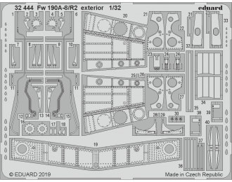 Фототравление для Fw 190A-8/ R2 экстерьер