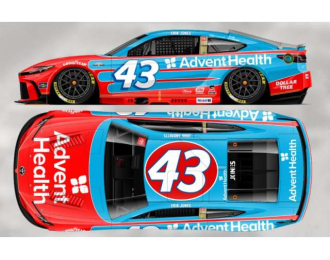 Toyota Camry XSE #43 Erik Jones *AdventHealth*, red/blue 2025