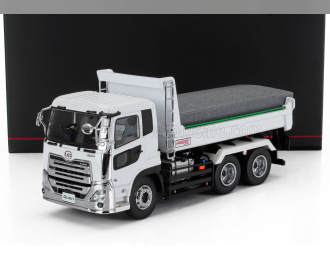 UD-TRUCKS Quon Kyokuto Truck Cassone E Cabina Ribaltabile (2017), White