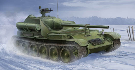 Сборная модель САУ Soviet SPG SU-101