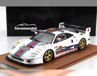 FERRARI F40 Lm N 23 Martini Racing Version (1996) - With 5 Spoke Golden Rims, White