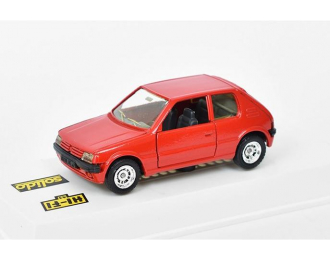 Peugeot 205 GTI, red