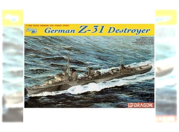 Сборная модель German Z-31 Destroyer