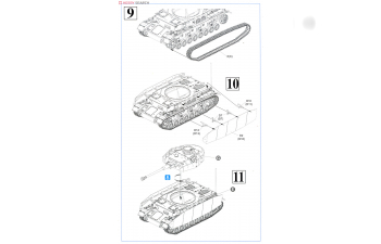 Сборная модель Танк Pz.Kpfw.IV Ausf.H