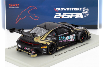 PORSCHE 911 992 Gt3 R 4.2l Team Schumacher Clrt №22 24h Spa (2024) Ayhancan Guven - Laurin Heinrich - Dorian Boccolacci, Black Gold