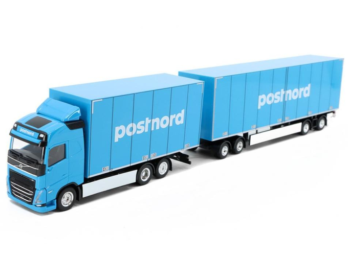 VOLVO FH Globetrotter XL седельный тягач с прицепом (2020), голубой