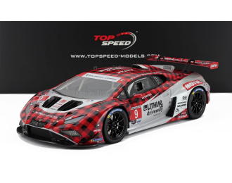 LAMBORGHINI Huracan Gt3 Evo2 Team Pfaff Motorsports №9 Imsa 12h Sebring (2025) Andrea Caldarelli - Marco Mapelli - James Hinchcliffe, Red Black Silver