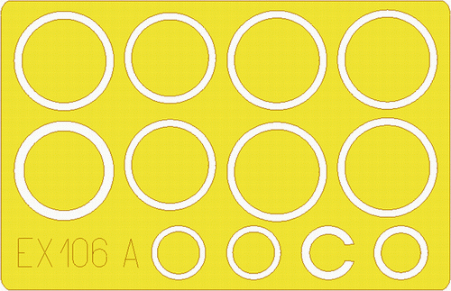 Окрасочная маска Американский бомбардировщик B-17G Flying Fortress