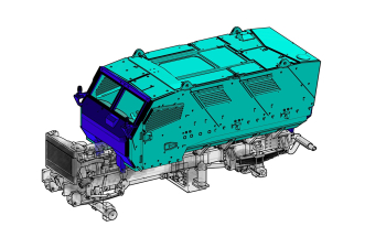 Сборная модель International M1224 MaxxPro (вар. 1)