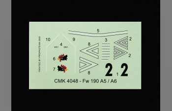 Набор дополнений Fw 190 A5/A7 - engine conversion set for TAM