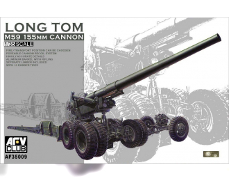 Сборная модель Long Tom M59 155 mm Cannon