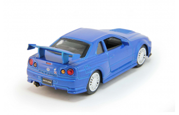 NISSAN Skyline GT-R (R34), blue