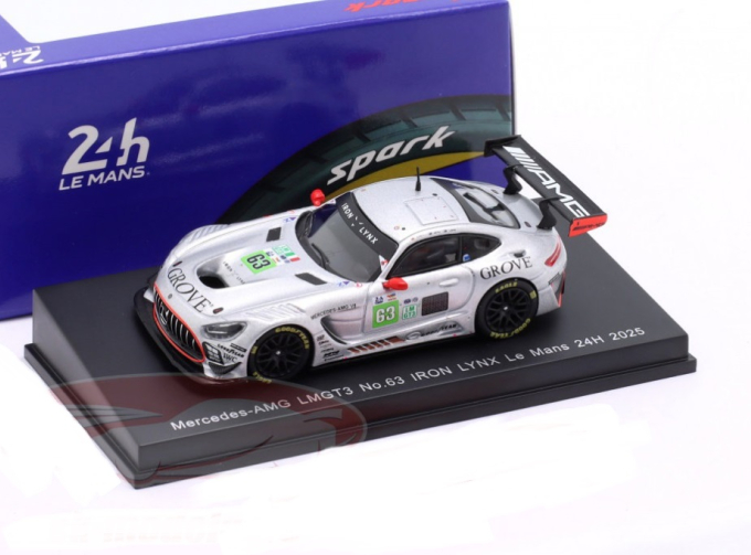 MERCEDES-BENZ AMG GT3 Evo №63 24h LeMans Stephen Grove, Brenton Grove, Luca Stolz (2025)