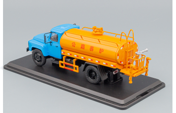 DONGFENG 140 series special tank truck, blue / orange