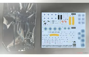 Сборная модель B-239 Buffalo & Messerschmitt BF109G-6 Juutilainen w/Figure