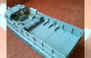 Сборная модель гусеничный тягач МТ-Т Еней с бортами