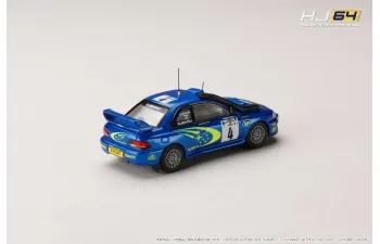 SUBARU Impreza WRC #4 Safari (2000), blue/yellow