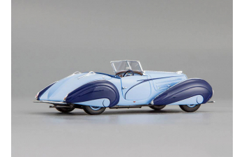 DELAHAYE Type 135-M Cabriolet (1937), blue