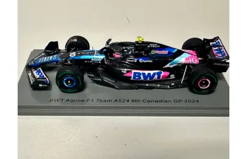 ALPINE F1 A524 Team Bwt Alpine №10 Canada Gp (2024) Pierre Gasly, Black Blue Pink