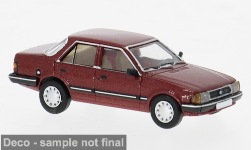 FORD Orion MK I (1984), dark red