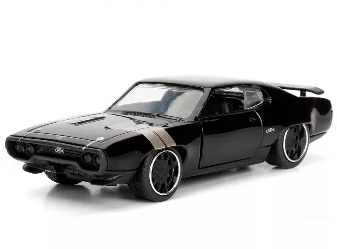 PLYMOUTH Dom's Gtx Coupe (1971) - Fast & Furious 8 2017, Black Silver