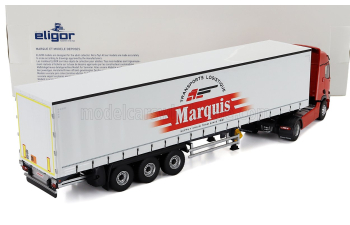 RENAULT T480 Truck Telonato Marquis Transports 2021, White Red