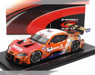 TOYOTA Gr Supra Team Eneos X Prime Tgr Rookie №14 Gt500 Class Super Gt (2023) K.Oshima - K.Yamashita, Orange Yellow White