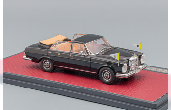 MERCEDES-BENZ 300SEL (W109) Landaulette Vatican (открытый) 1967 Black