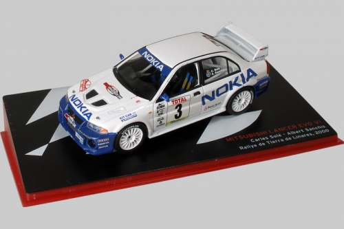 MITSUBISHI Lancer Evo VI Carlos Sole - Albert Sanchis Rally De Tierra De Linares (2000), white