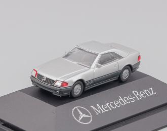 MERCEDES-BENZ 500 SL, silver (открывается капот)