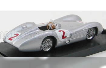 MERCEDES BENZ F1 W196c Gp Gb N 2 1954 Karl Kling, Silver