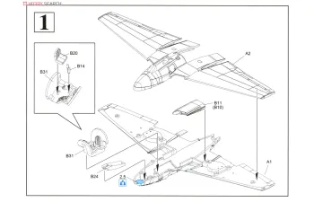 Сборная модель Sea Vampire F.20 