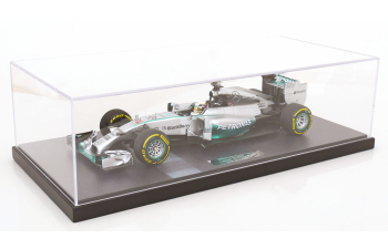 MERCEDES GP F1 W05 Amg Petronas №44 World Champion Season (2014) Lewis Hamilton - Con Vetrina - With Showcase, Silver Green