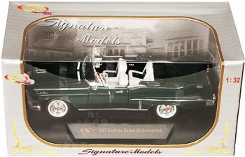 CADILLAC Series 62 Convertible (1957), green