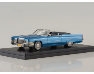 CADILLAC Coupe de Ville Convertible (1970), metallic light blue