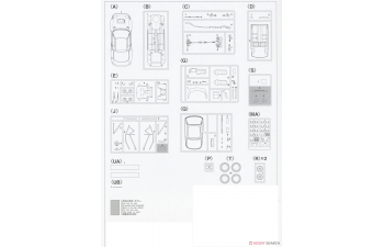 Сборная модель Toyota Celica Turbo 4WD "Grifone 1994 Tour de Corse Rally"